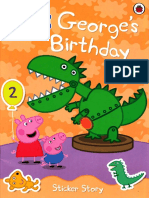 Peppa Pig - Georges Birthday - Sticker Story PDF
