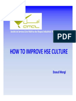 How To Improve Hse Culture: Daoud Mongi