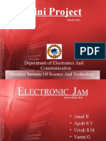 Mini Project: Department of Electronics and Communication