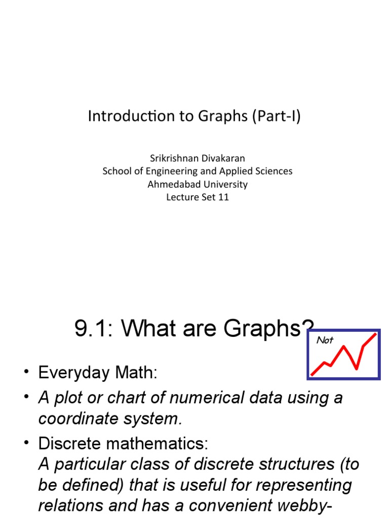 Introduction To Graphs (Part-I) | PDF | Vertex (Graph Theory ...