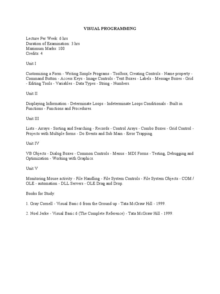 An Introduction to Visual Programming: Concepts, Tools, and ...