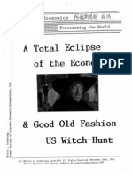 A Total Eclipse of the Economy & Good Old Fashion US Witch Hunt 12-22-2010