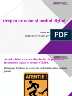 Dreptul de Autor Și Mediul Digital