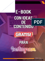 E - Book Gratis de Mas de 30 Ideas de Contenido para Instagram