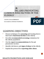 Identifying and Preventing Common Risk Factors