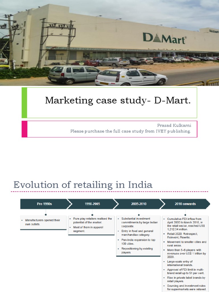 D-Mart Marketing Strategies in India | PDF | Retail | Media Manipulation