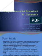 Raspandirea artei Renasterii in  Germania ppt