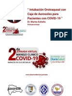 Intubación Orotraqueal Con Caja de Aerosoles para Pacientes Con COVID-19