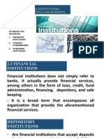 Financial Institution Market
