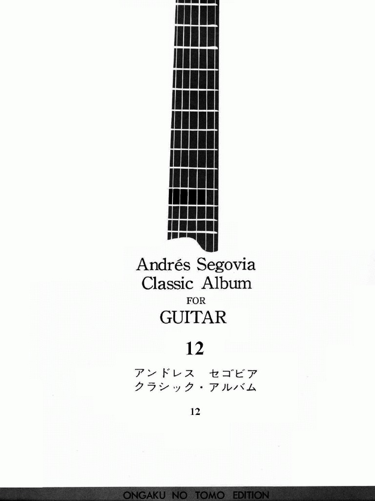 A. SEGOVIA Classic Album for Guitar 10冊 91REPnAsDYL._UF1000,