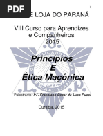 Princípios e Ética Maçônica - Ir Pucci