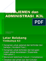 Manajemen Dan Administrasi K3L