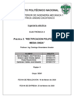 Rectificacion Polifásica de Media Onda