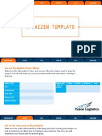 Yusen Logistics' Kaizen Template