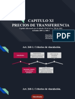 CAPITULO XI PRECIOS DE TRANSFERENCIA Capítulo Adicionado Por El Artículo 28 de La Ley 788 de 2002 Artículos 260-1 y 260-2