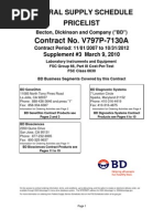 BD Pricing GSA Contract 2008 2012