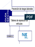 Guía sectorial. Talleres de reparación de vehículos