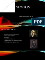 Isaac Newton: by Elena Gomez and Angel Caso 3A