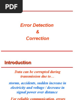 Unit 2 Topic 7 ERROR DETECTION AND CORRECTION