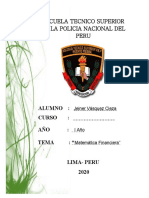 Matematica Financiera