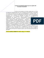 Política pública municipal de equidad de género para las mujeres del municipio de Apartadó