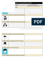 Leción de August Hoja de control de lectura