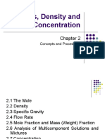 Chap 2 Moles, Density and Concentration_Himmelbleau7th