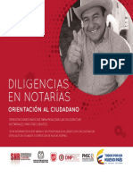 7.cartilla Diligencias en Notarias Orientaciones Al Ciudadano PDF