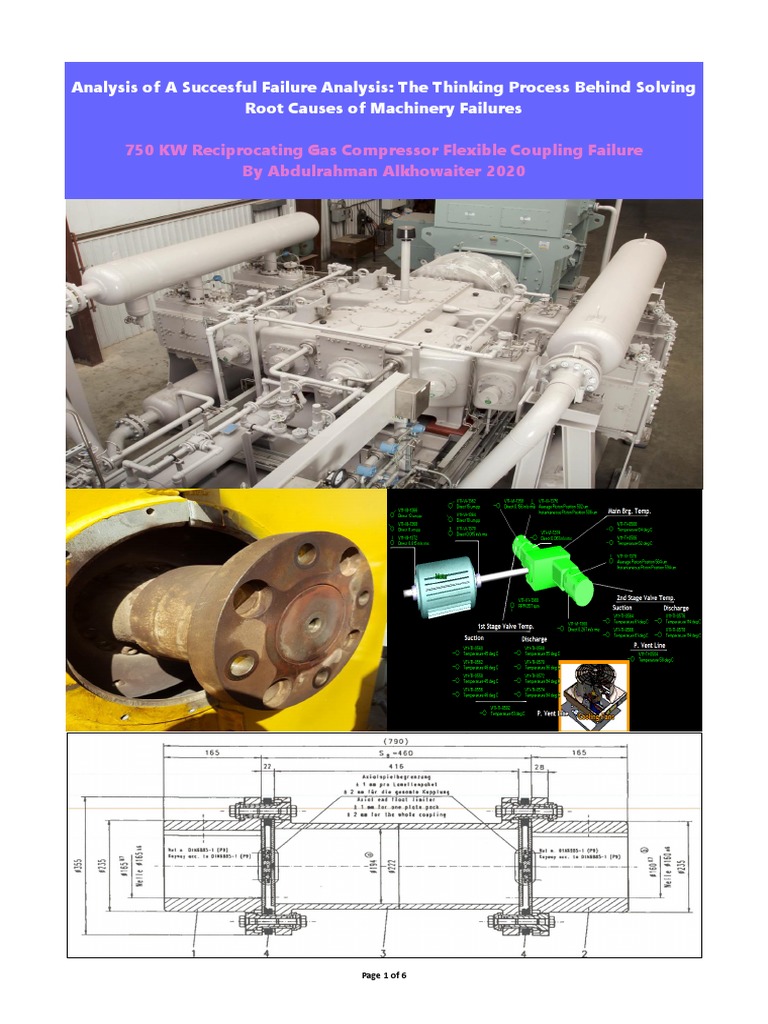 Coupling Failure Analysis in Compressors | PDF | Machines | Applied And ...