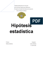 Hipotesis Estadistica