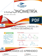 Trigonometría - Sistema Sexagesimal y Radial en Figuras Geométricas PDF