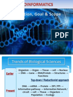 L3.1 Definition, Goal and Scope of Bioinformatics