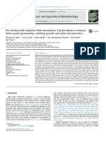 Pre-Sowing Seed Magnetic Field Stimulation - A Good Option To Enhance Bitter Gourd Germination, Seedling Growth and Yi