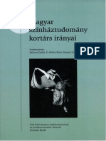 A Magyar Színháztudomány Kortárs Irányzatai PDF