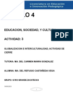 Modulo 4 Educación, sociedad y cultura