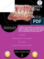 Indicaciones y Cuidados de Una Prótesis Total