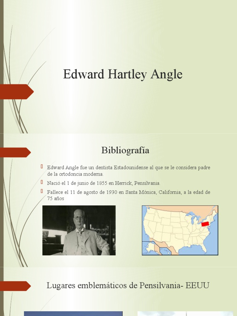 Edward Angle: Padre de la Ortodoncia | PDF | Estudios de idiomas ...