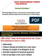 Mosaic Disease of Tobacco Discovered