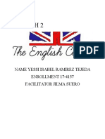 English 2: Name Yessi Isabel Ramirez Tejeda ENROLLMENT 17-4157 Facilitator Jilma Suero