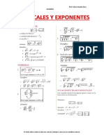 Radicales y Exponentes Algebra 03