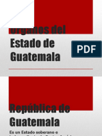 Órganos Del Estado de Guatemala