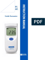 HI93501, HI935001, HI935004, HI935007, HI935008: Portable Thermometers