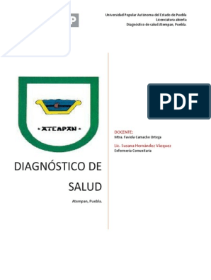 1diagnostico de Salud Atempan Puebla | PDF | Science | Ciencia y Tecnología