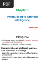 Introduction To Artificial Intelligence: Berhanu F. (MSC)