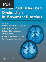 Mental and Behavioral Dysfunction in Movement Disorders - M. Bedard, Et Al., (Humana, 2003) WW PDF