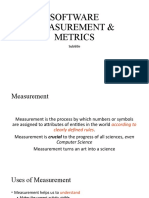 Software Measurement & Metrics: Subtitle