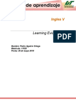 Learning Evidence 3: Ingles V