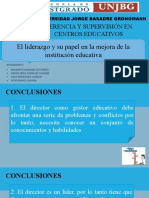 Gerencia y Supervision de Centro Educativo - LIDERAZGO