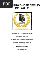 Arte Gótico en América