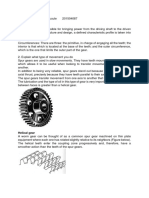 Types of Gears PDF
